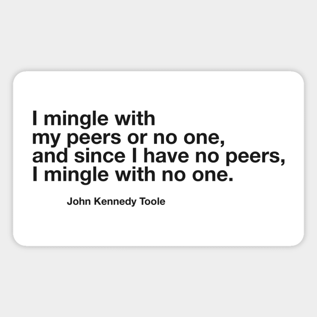 I mingle with my peers Magnet by mike11209